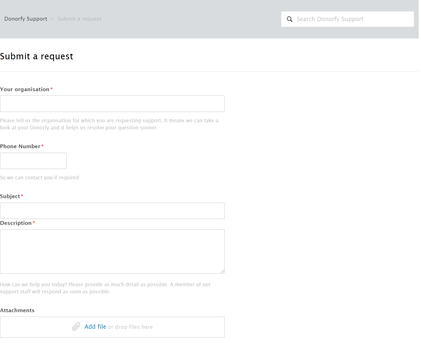How to Submit a Support Question – Donorfy Support