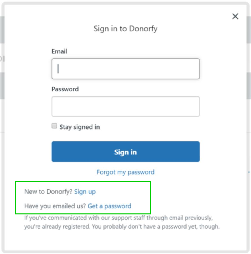 Register to use Donorfy Support – Donorfy Support