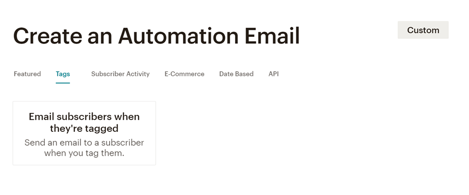 Initiating Mailchimp Automations Or Supporter Journeys From Donorfy ...